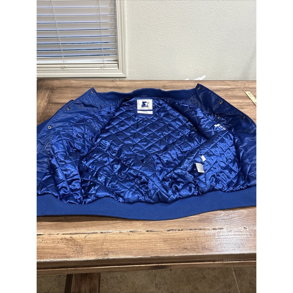 Starter Golden State Warriors Satin Bomber Jacket Sz Large‎ Vintage - Picture 15 of 16